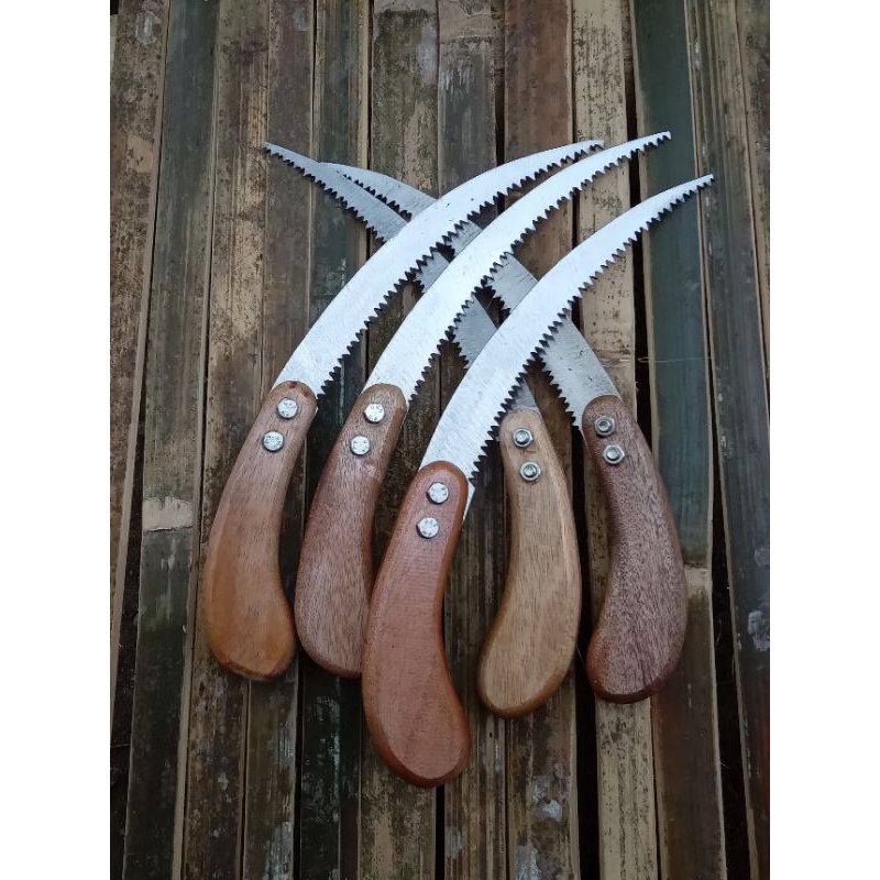 Gergaji pruning bonsai baja slendang baru