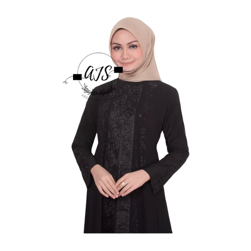 ABAYA MODEL KEONG HITAM FULL | Dress Wanita | Baju Muslim Terbaru 2023
