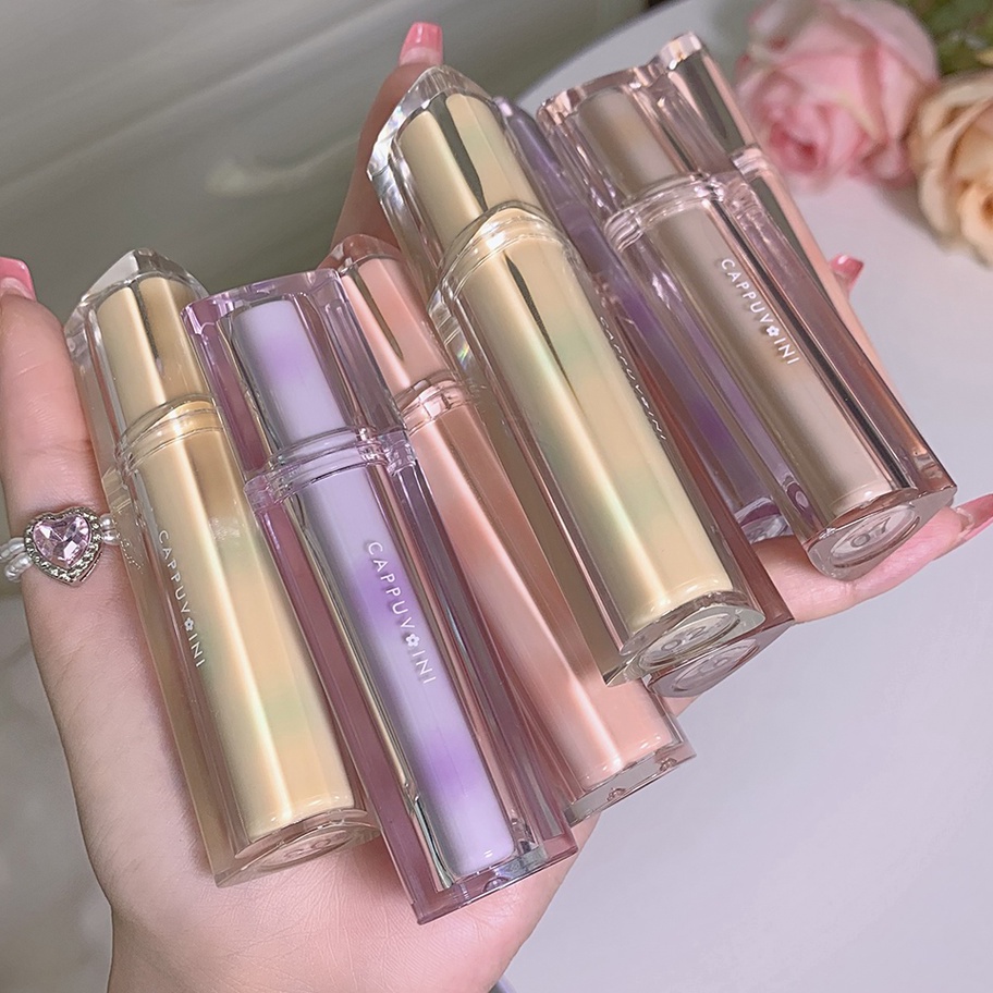 Dijual Lipstik Cappuvini LipglossLiptint Plumpmax Water Mirror MakeUp Lip Gloss Lipstik