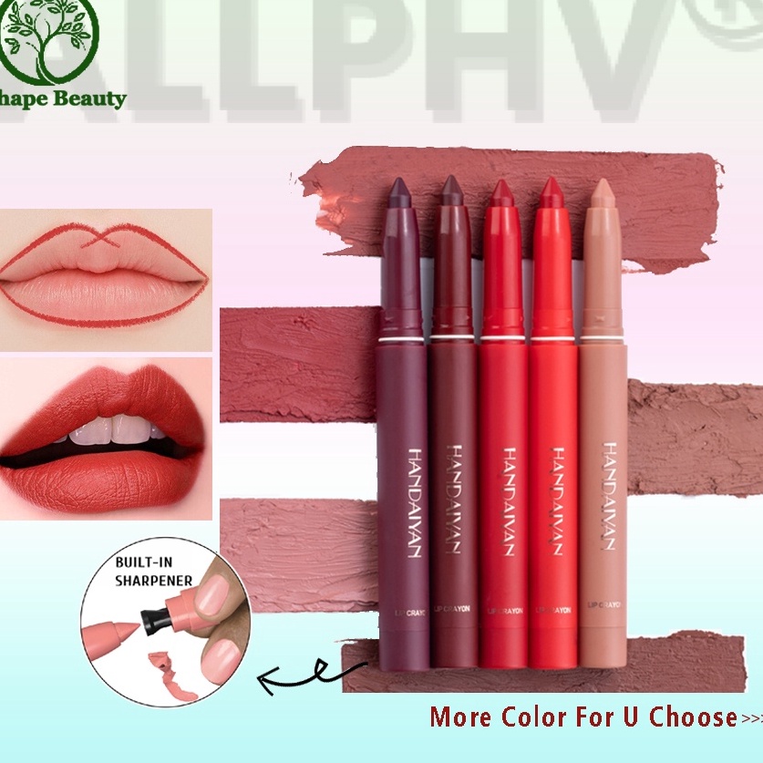 Laris NEW HANDAIYAN Matte Lip Crayon Lipstick Pencil Matte Lip Liner
