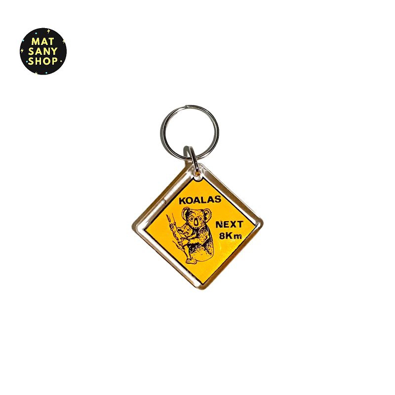 Gantungan Kunci Key Chain Merchandise Koala Australia Original