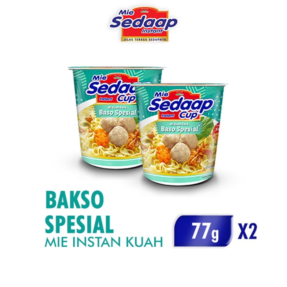 

Kode GNN465 Sedaap Mie Instan Cup Bakso Spesial 77 gr x2