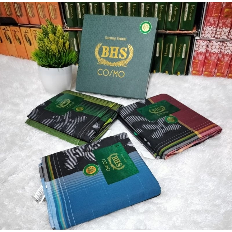 -akifabidOS- Sarung BHS Cosmo gold sarung BHS Cosmo mix gold BHS asli 100% ory tidak afkir / riject