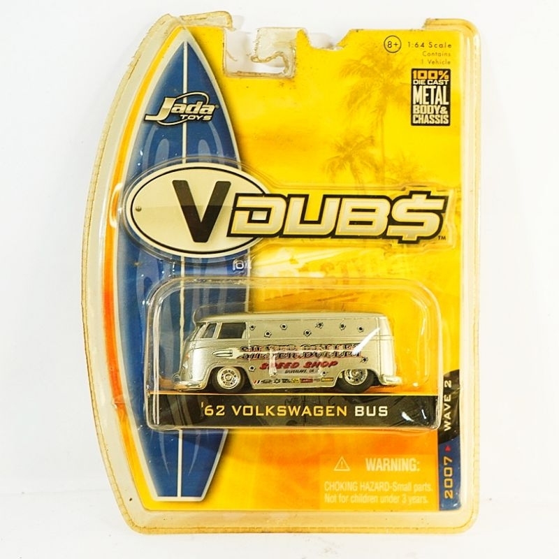 Jada 1/64 diecast VDUBS 1962 Volkswagen Bus