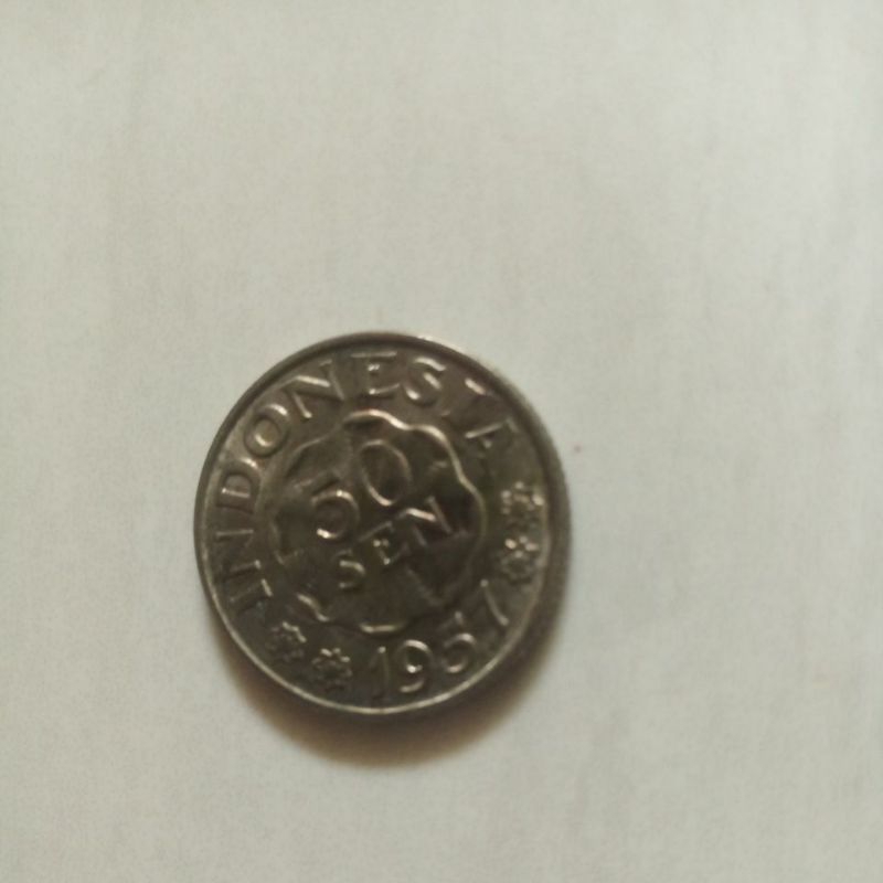 koin kuno 50 sen Dipanegara