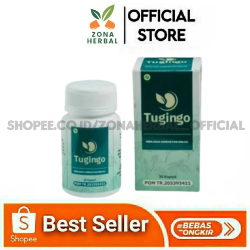 Tugingo 30 Kapsul Tugingo Original Obat Batu Ginjal Herbal 100% Manjur