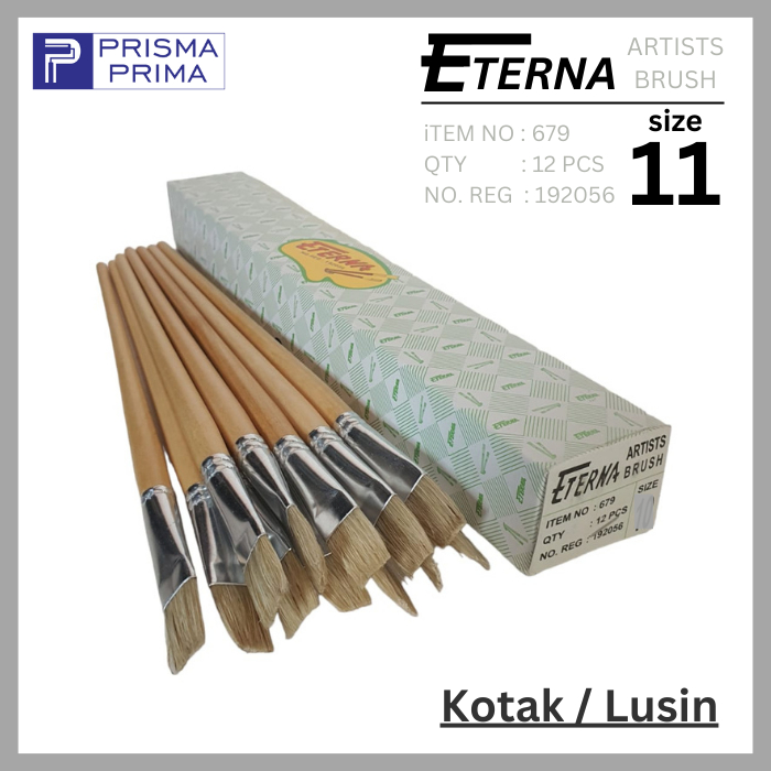 

Kuas Cat Lukis Eterna No 11 Artists Brush Gambar Set per Lusin