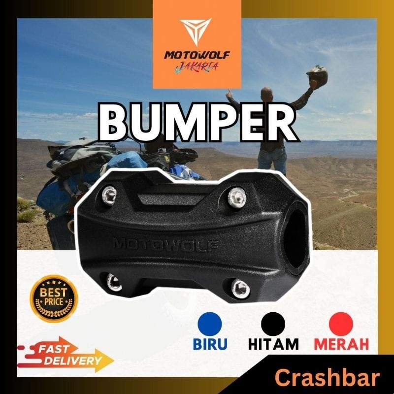 MOTOWOLF CRASHBAR BUMPER PELINDUNG MOTOR BUMPER TUBULAR GUARD ADV AGNA