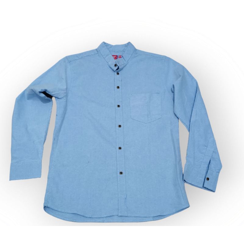 Kemeja denim lengan panjang/kemeja denim kekinian/kemeja denim termurah/kemeja denim lengan panjang 