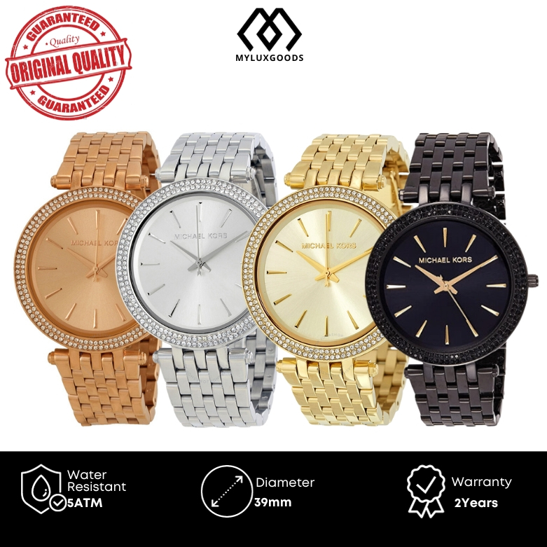 MK3191 MK3192 MK3337 Darci Series 39mm Stainless steel Jam Tangan Wanita