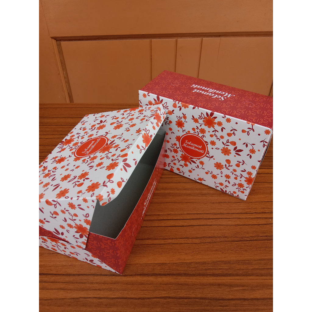 

iDk90 50 PCS Dus kue ukuran 12x14 , dus snack ukuran 12x14 RB