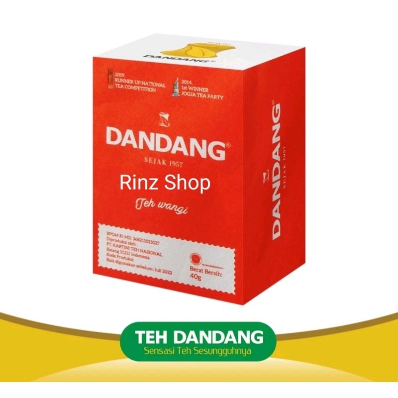 

Teh Dandang Merah 40gr - Teh Tubruk - 40gr x 10 per Slop