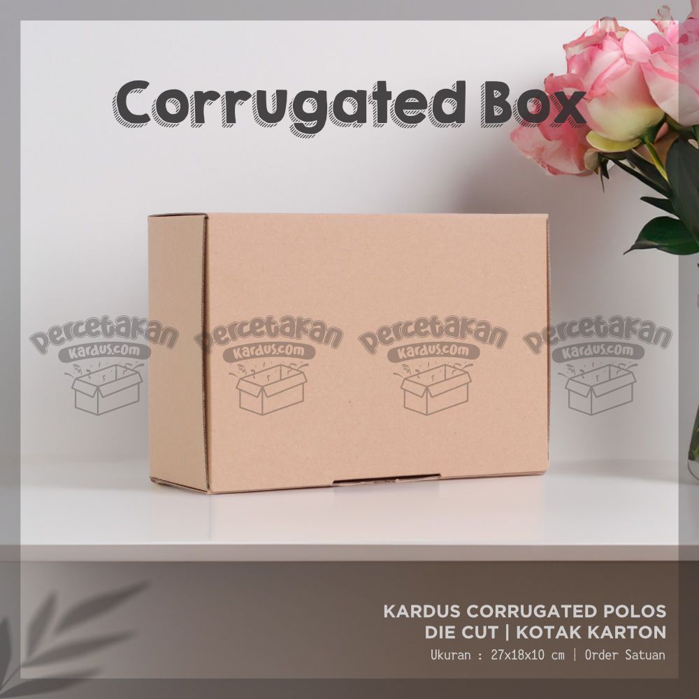 

Kardus Corrugated 27x18x10 CM | Die Cut | Kotak Karton | Box Packing Souvenir Pizza