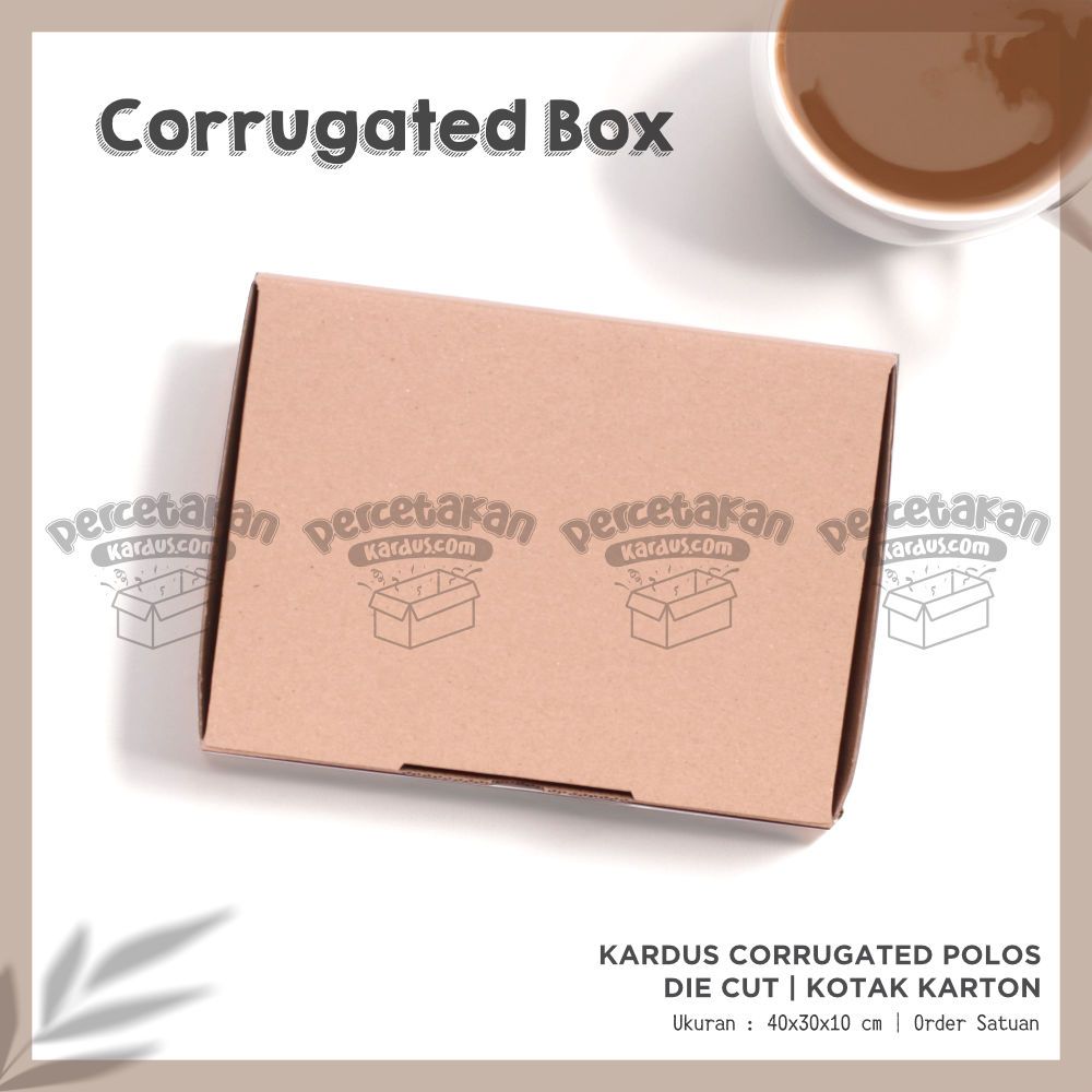 

Kardus Corrugated 40x30x10 CM | Die Cut | Kotak Karton | Box Packing Souvenir Pizza