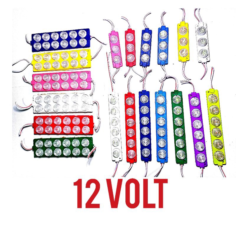 Lampu LED kolong truk bus motor mobil LED 3 mata 6 mata 12 mata 12 volt lampu 12 volt