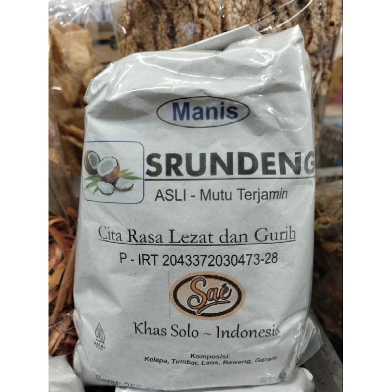 

SRUNDENG MANIS,SRUNDENG KHAS SOLO,OLEH2 SOLO