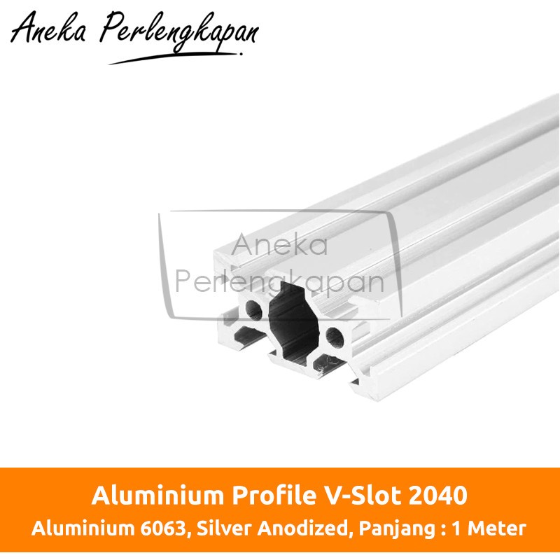 Aluminium Profile / Extrusion A6063 V Slot 2040 Linear Rail Silver
