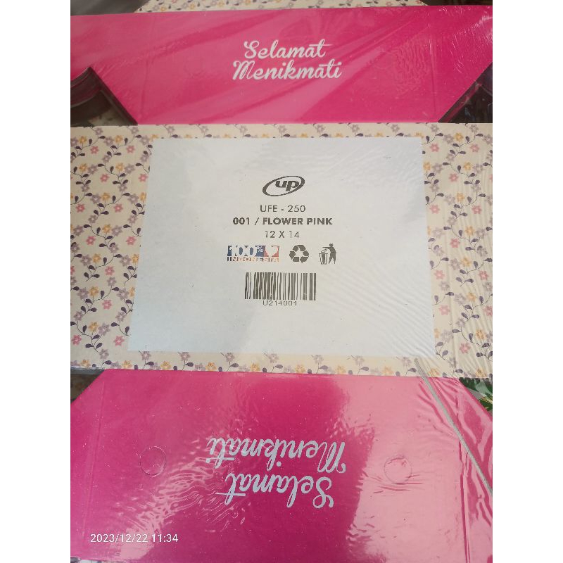 

Dus kue dan snack 100pcs uk 12x14 UP termurah