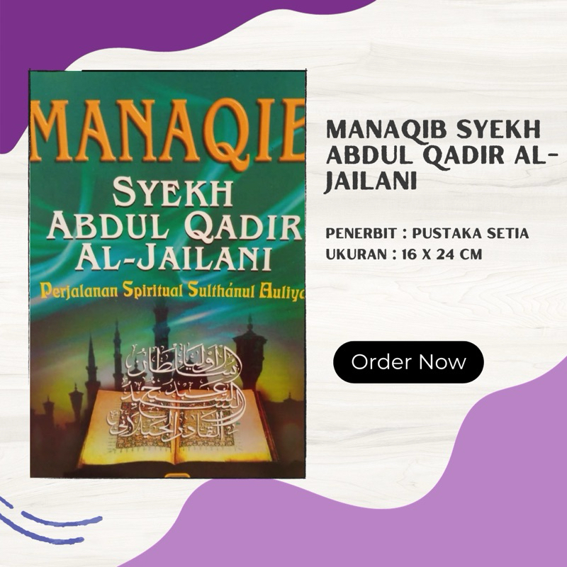 Manaqib syekh abdul qadir Al-Jailani
