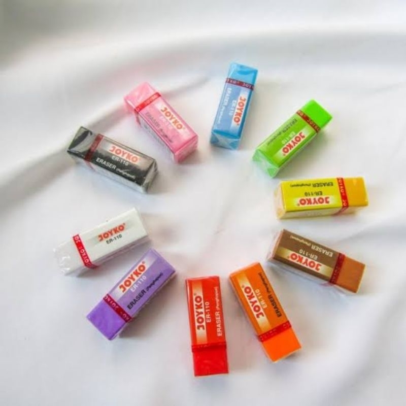 

(ALDEBARAN EDUTOYS) PENGHAPUS PANJANG/LONG ERASER/PENGHAPUS JOYKO ER-123 ERASER MORANDI COLOR PASTEL