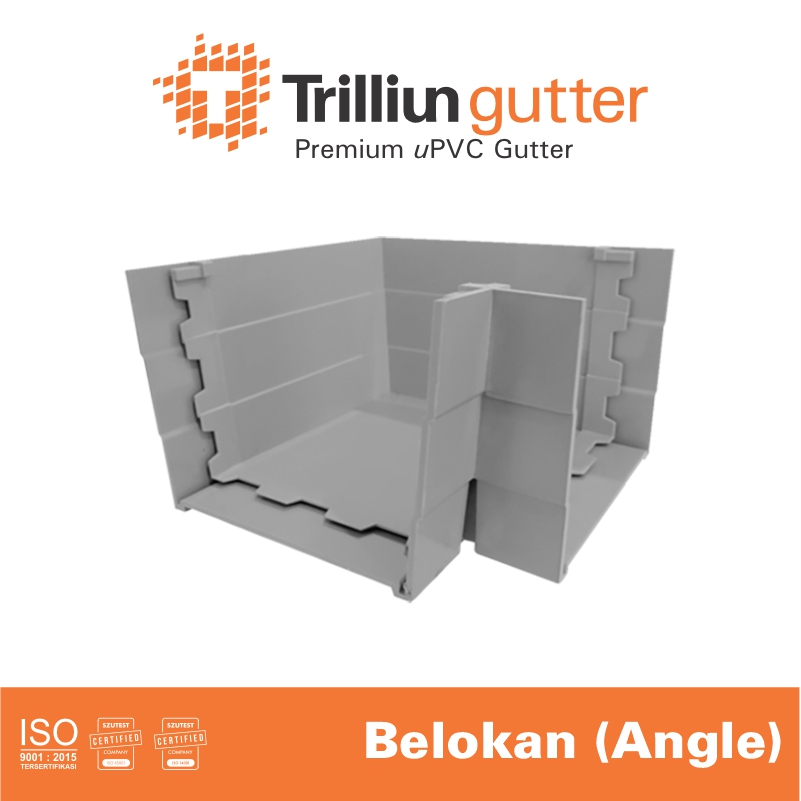 Fitting uPVC Trilliun Gutter Angle (140) - Talang Air Belokan