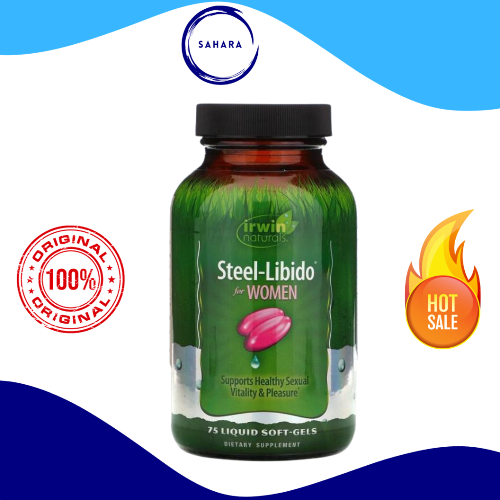 Irwin Naturals Steel Libido For Women 75 Liquid Softgels Gairah Wanita Premiumquality