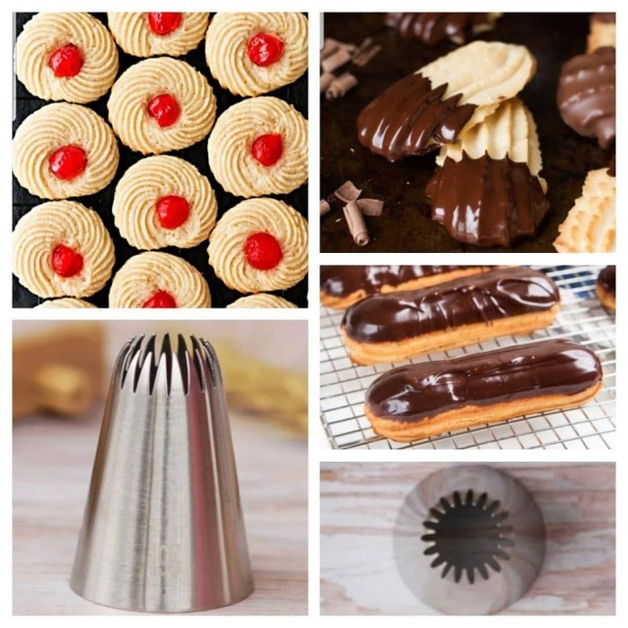 Spuit 195 spuit sagu keju spuit kue cetakan kue dekorasi kue spuit import