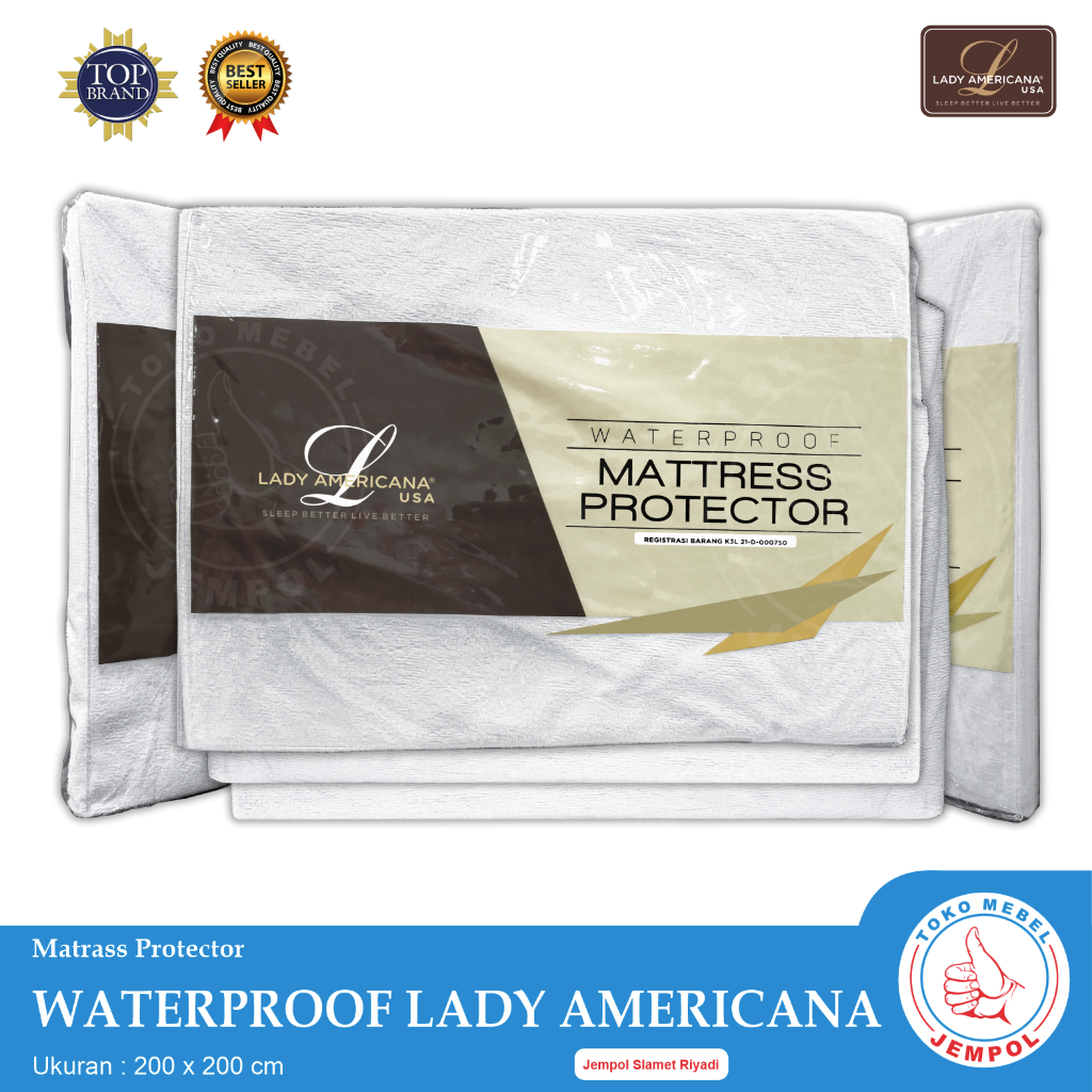 Matras Protector 200x200 Lady Americana Waterproof