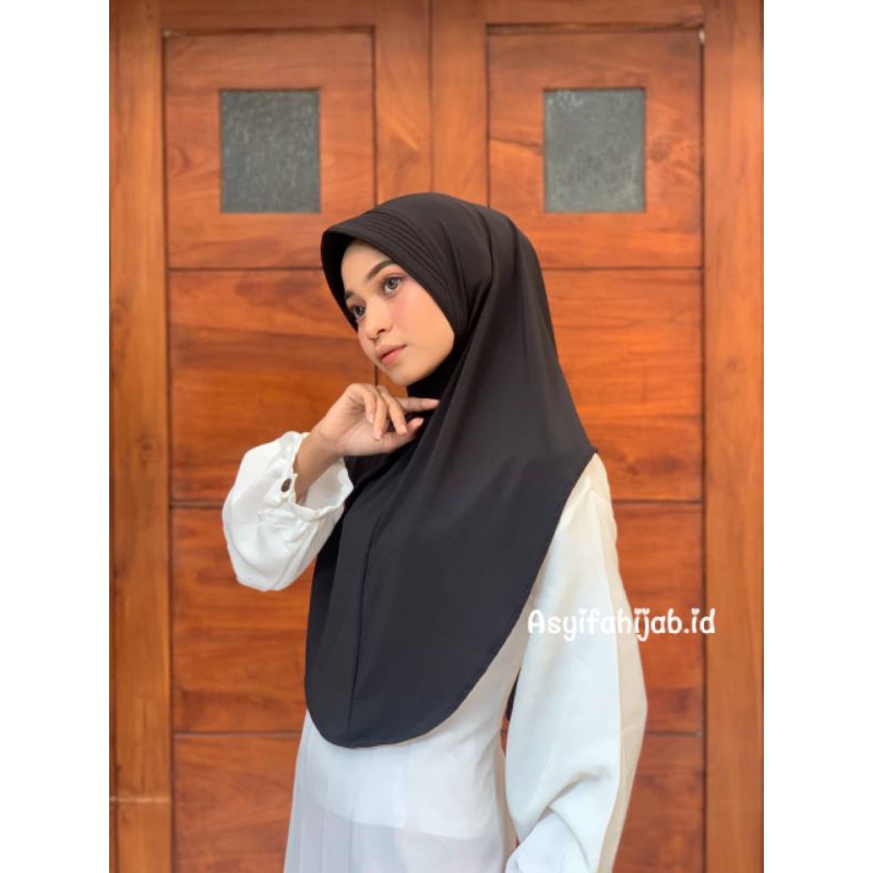 Asyifa ~ Khimar Jersey | Hijab Instan