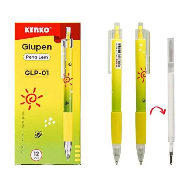 

Glue Pen Kenko / Lem Kertas Kenko/ Lem kertas Bentuk Pulpen GLP-01 +