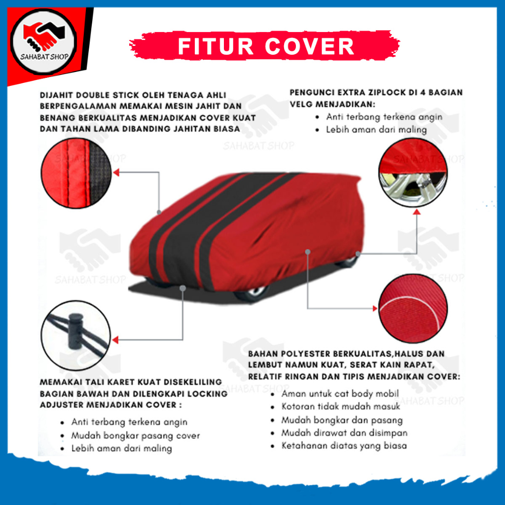 DISKON BODY COVER MOBIL RUSH GR SPORT 2022 2023 SARUNG MOBIL ALL NEW RUSH 2018 2019 2020 2021