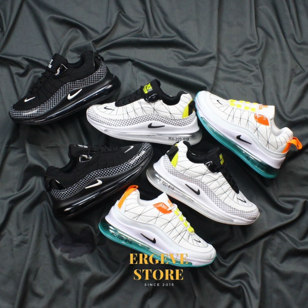 SEPATU PUTIH HITAM AIR MAX 720 818 SNEAKERS WANITA PRIA