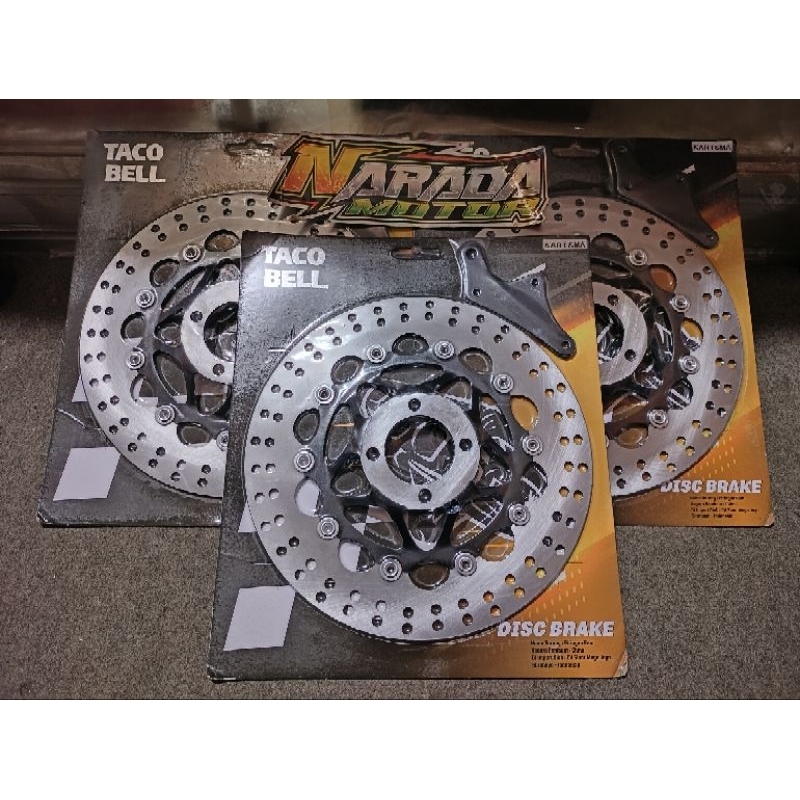 PIRINGAN CAKRAM DEPAN HONDA KARISMA SUPRA X 125 SUPRA FIT NEW BAUT 4 LEBAR 300MM COPY PSM  piringan 