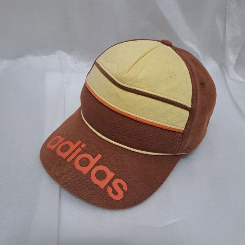 topi ADIDAS OSFZ Coklat & Cream Snapback