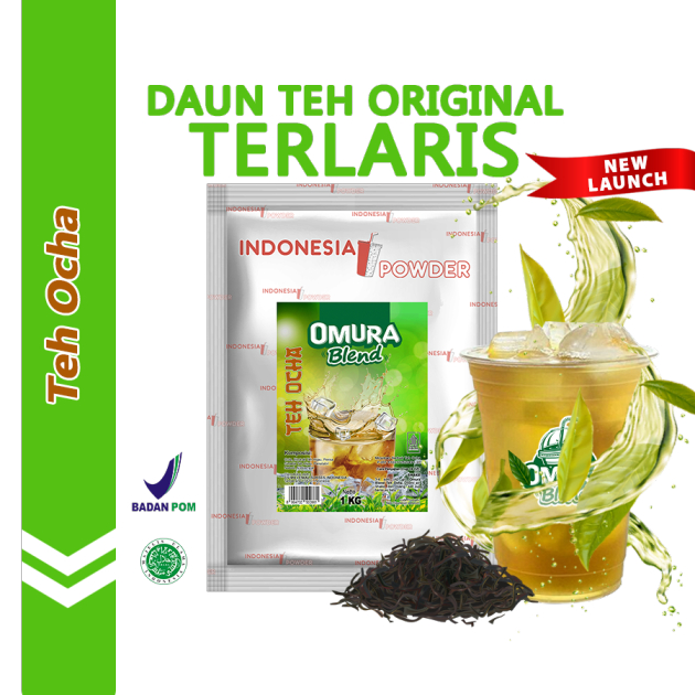 

OMURA Blend Bubuk Minuman Premium Rasa Teh Ocha / Teh Hijau Jepang Powder Drink 1 Kg Omura Powder