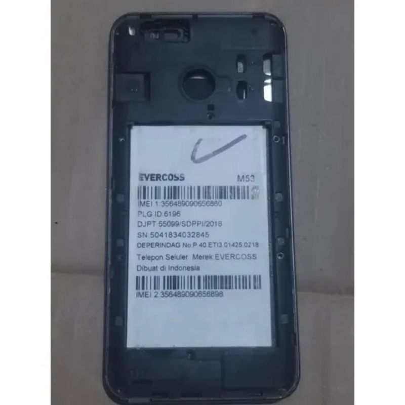 Lcd Tc Hp Evercoss M53 ori cabutan normal