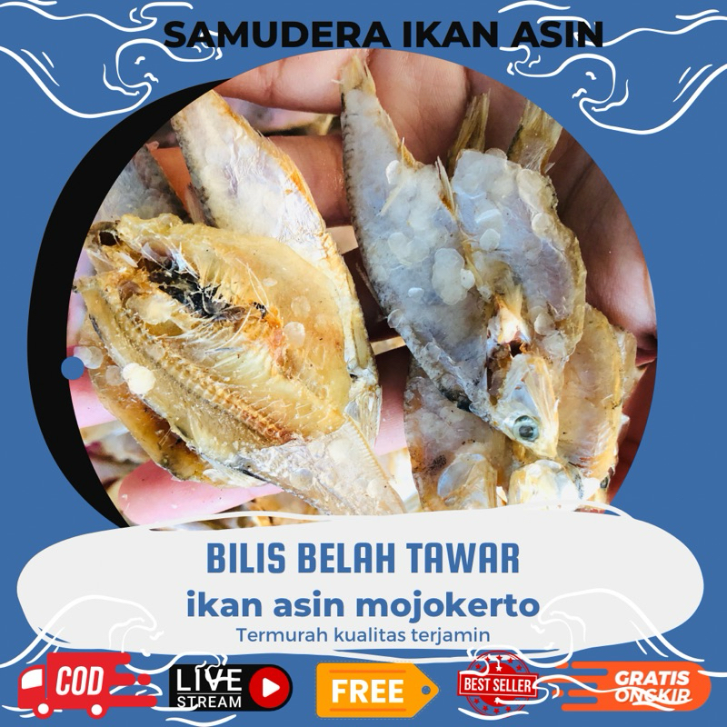 

Ikan tawar bilis belah asin dikit / Trasak Belah 250gr Murah & Kualitas Terbaikk