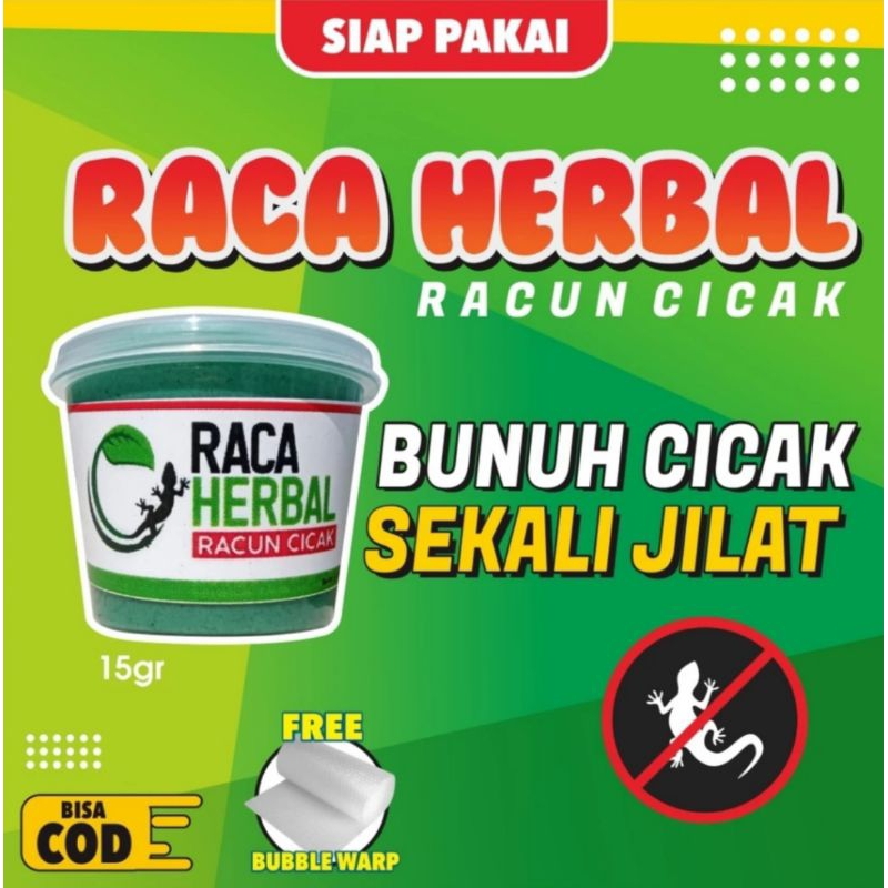 

RACA HERBAL / RACUN PEMBASMI CICAK PASTI AMPUH