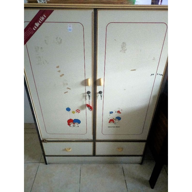 lemari BEKAS , preloved lemari penyimpanan  , lemari serbaguna, almari second , lemari kayu , lemari