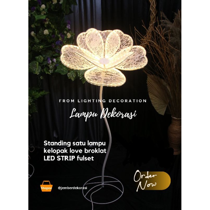STANDING LAMPU LED STRIP FULLSET