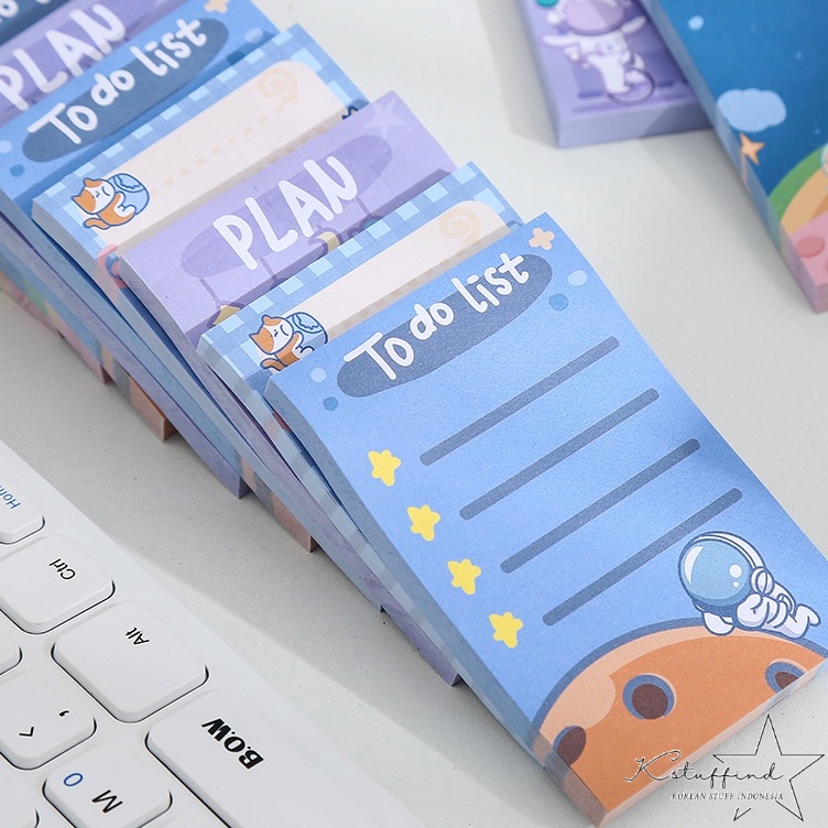

Ready Stock kstuffind 6 lembar korean sticky note memopad karakter lucu Ready Stock