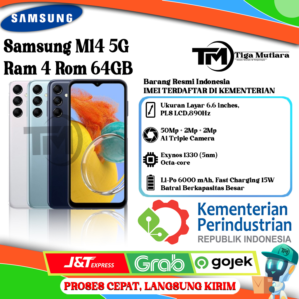 Samsung M14 5G Ram 4/64GB | Ram 4/128GB