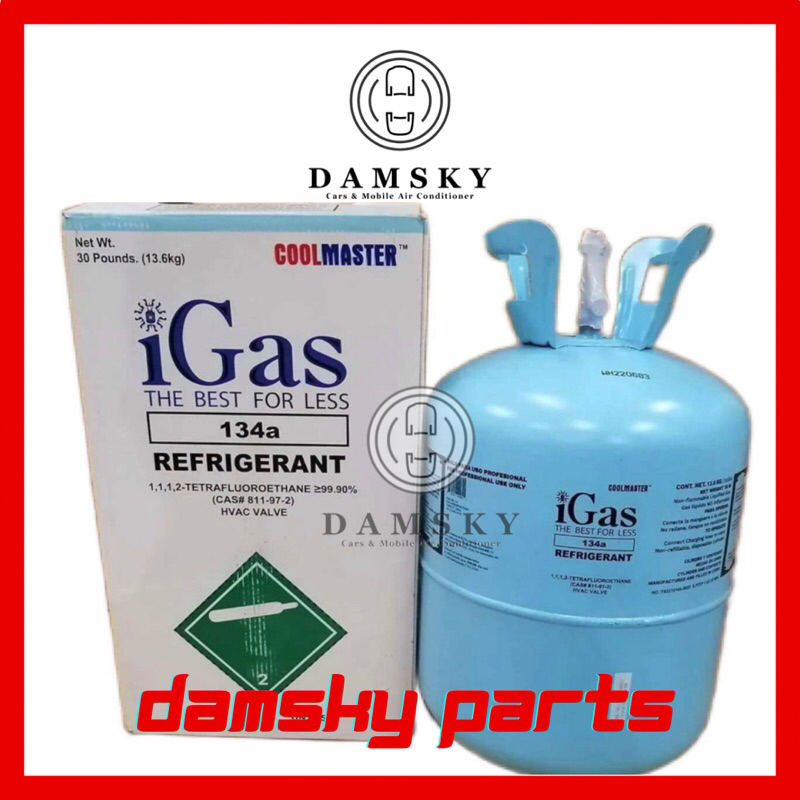FREON IGAS QUALITY R134 R-134a FOR AUTO AIR-CONDITIONER UNTUK FREON AC MOBIL DAN KULKAS (FREON TABUN