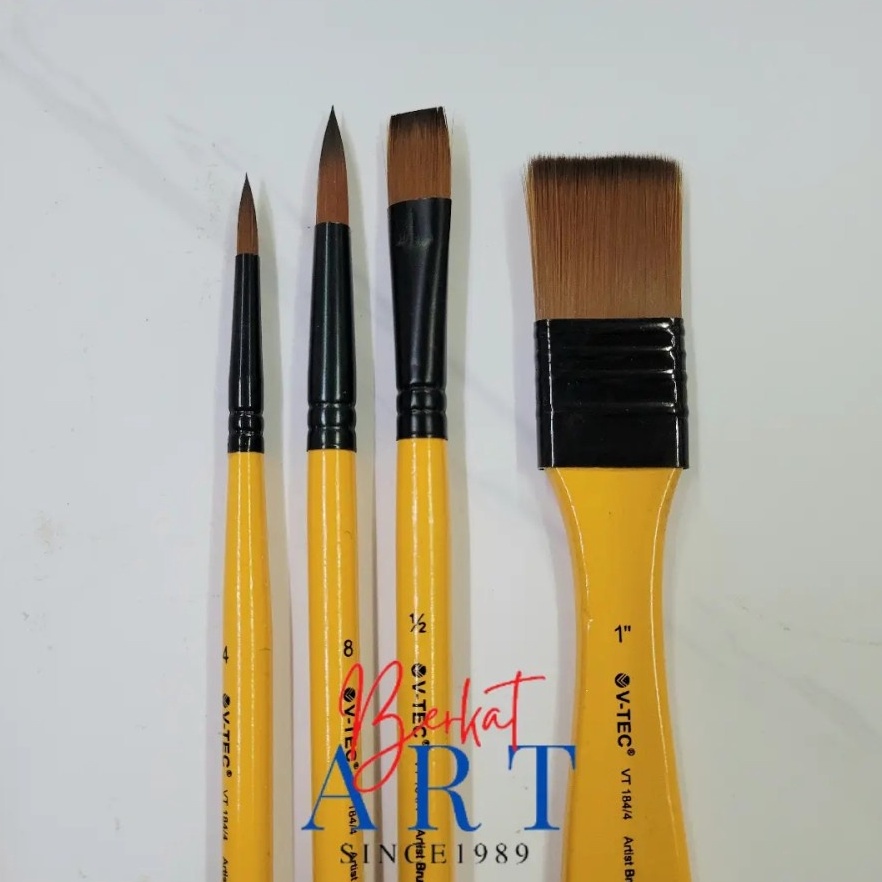 

Ready Stock VTEC Kuas Lukis Brush Set VT184 Kuas Lukis Set 4 HNG