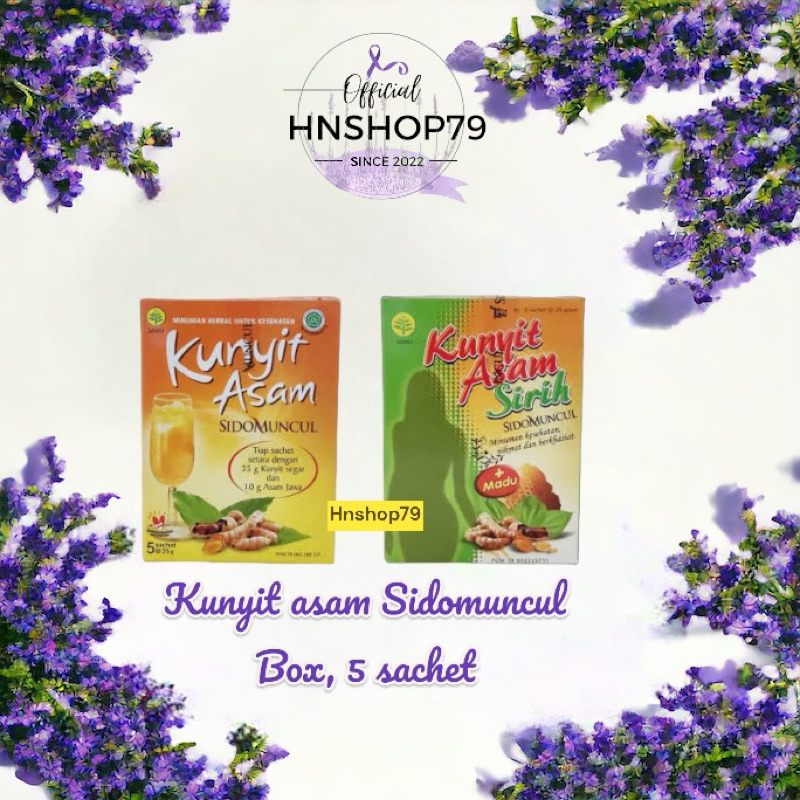 

Kunyit Asam Sirih Sidomuncul