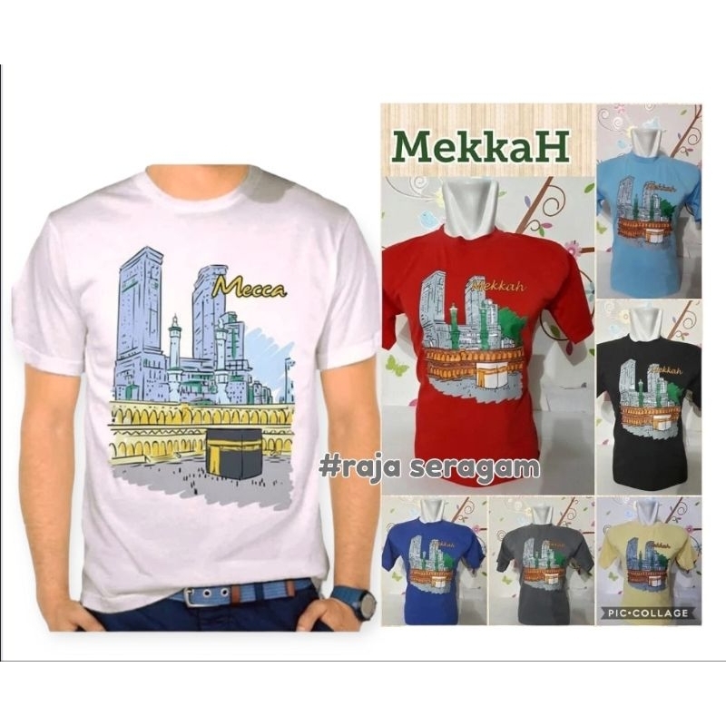 Kaos Negara Saudi Arabia - Kaos Mekkah Madinah - Kaos Oleh-oleh Arab Saudi