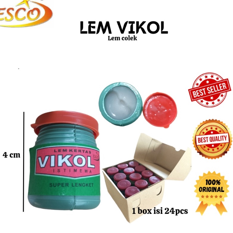 

B26 24pc LEM KERTAS LEM COLEK CAIR KECIL SERBAGUNA GLUE Dijamin Murah