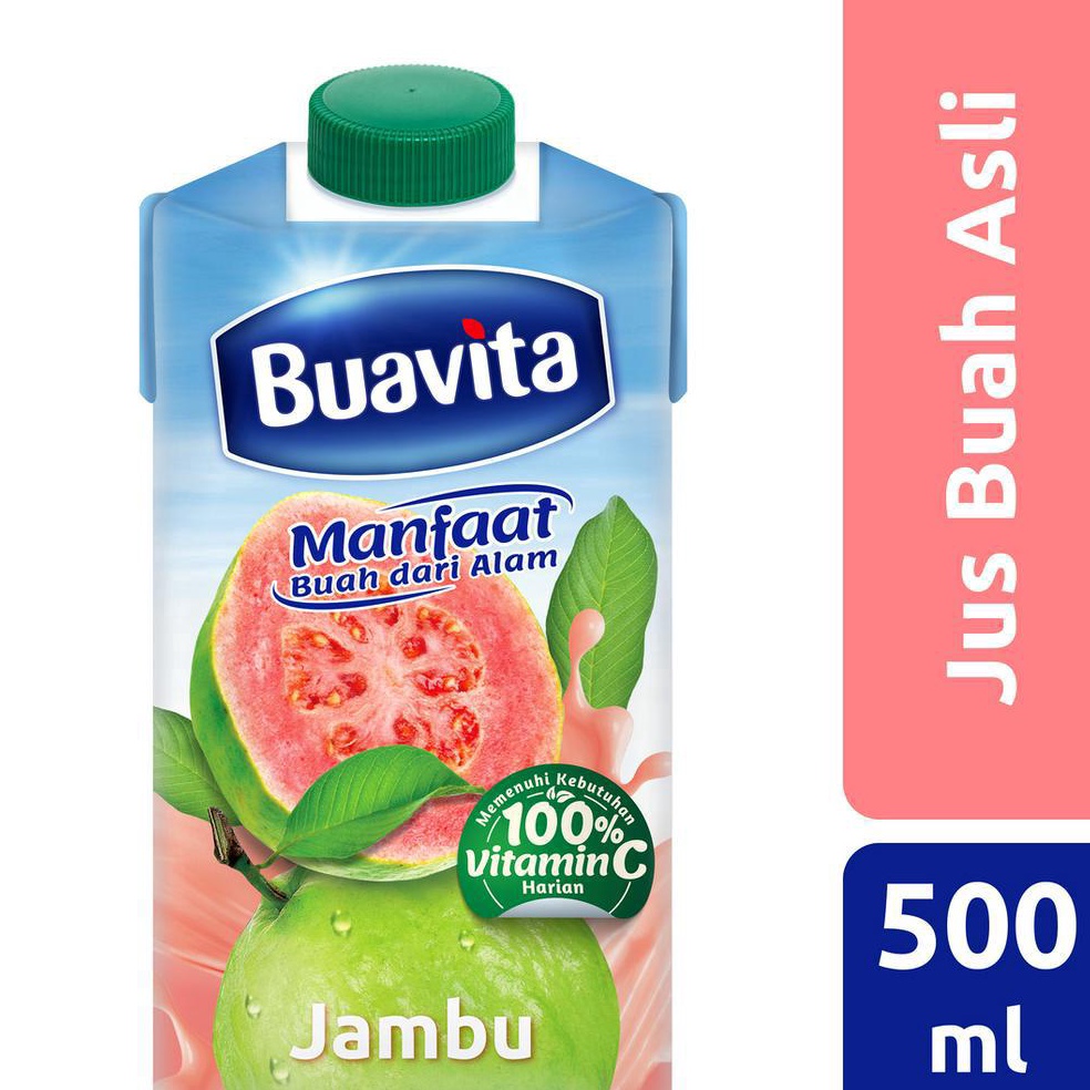 

C24 Buavita Jus Buah Asli Jambu Guava Juice 1 C Harian 5Ml Promo Besar