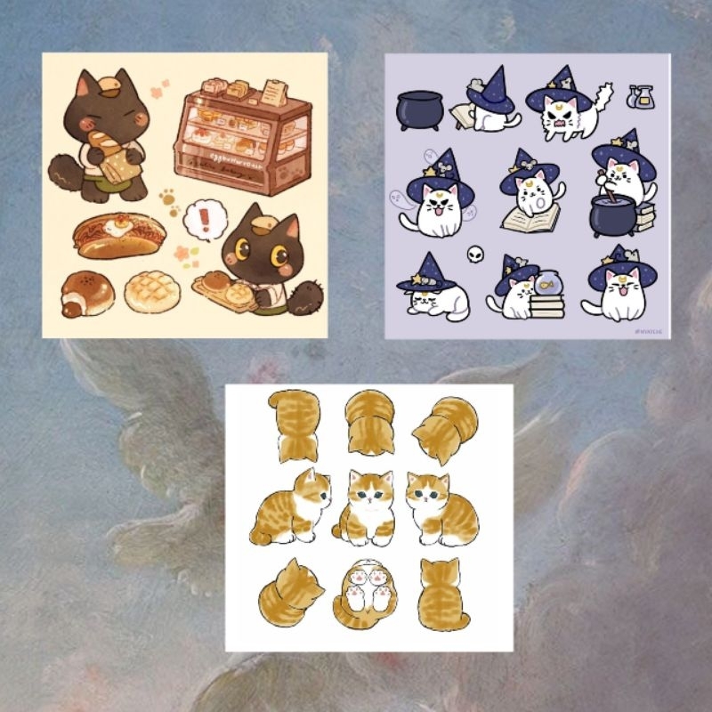 

Sticker kucing / Sticker cat / sticker gemas / sticker cute / sticker deco / sticker jurnal / sticker decoration / sticker lucu / sticker bujo / sticker journaling