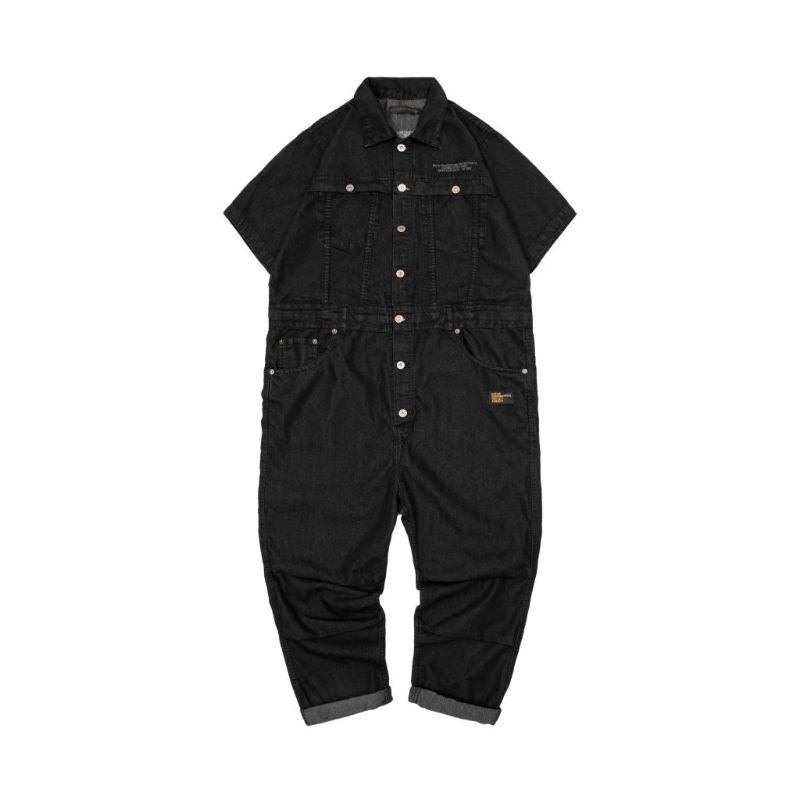 SSST ssst super sentimental secret theory coverall denim jumsuit washed hitam original size L